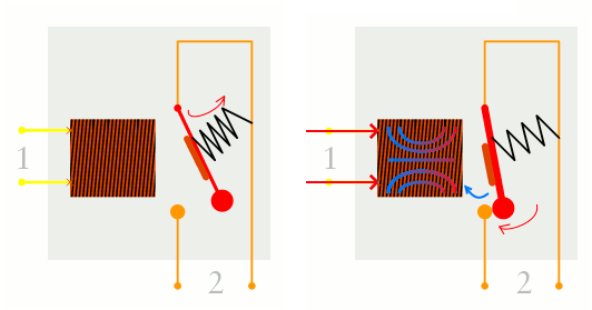 常開和常閉繼電器如何使用一個(gè)電路打開第二個(gè)電路，繼電器的工作電路圖？